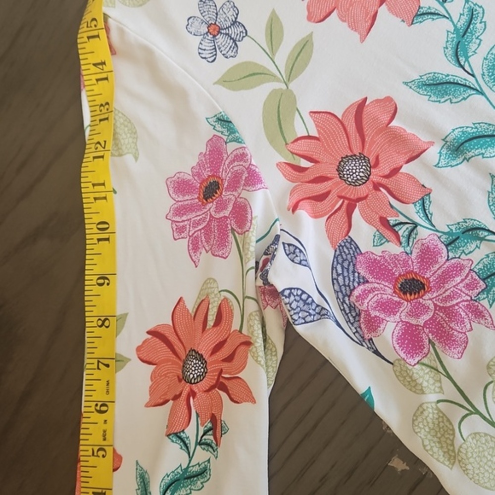 J.Jill Floral Print Lightweight Dress Sz M - Picture 8 of 12